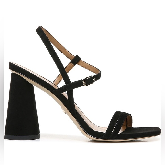 Sam Edelman Black Kit Slingback Block Heel Sandal - Size 9 - Picture 1 of 7